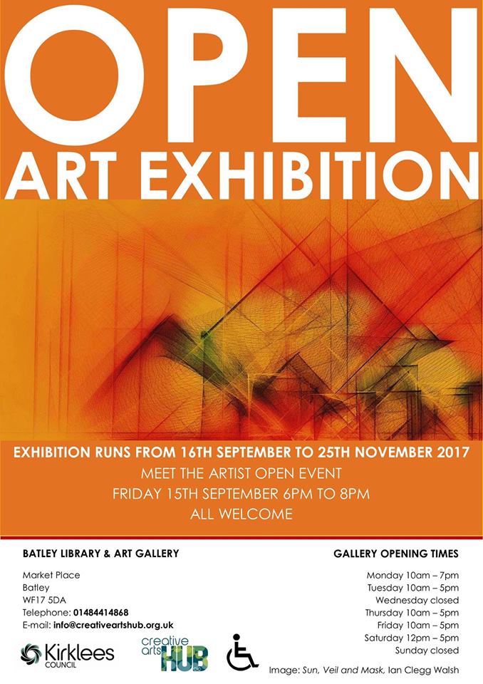 Open Art Exhibition Batley Library UK